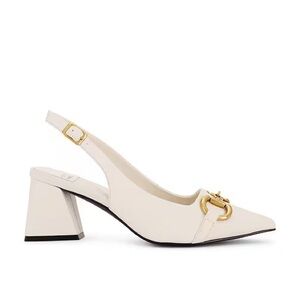 Jeffrey Campbell Nakita Ivory Slingback heels  9 M